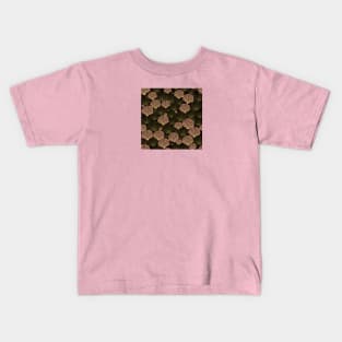 Coral Pink Sea Shells Kids T-Shirt